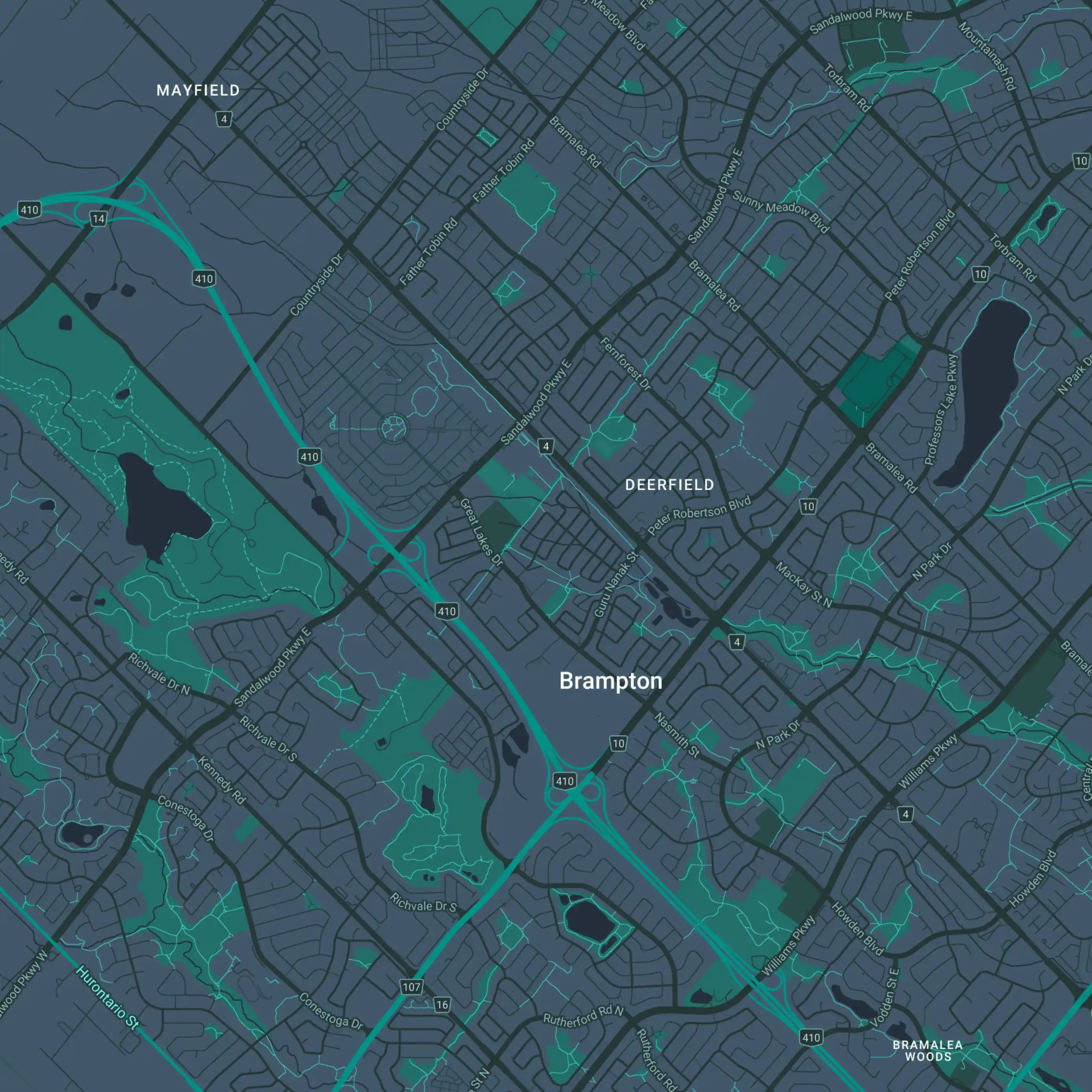 background map